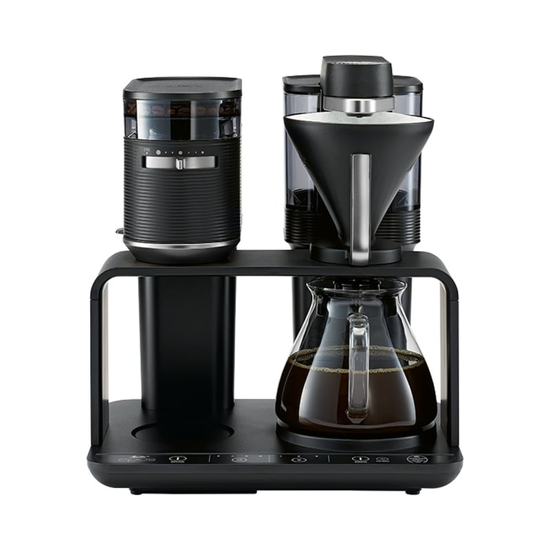 Melitta - EPOS Black-Silver - Filter Coffee Machine with Integrated Grinder