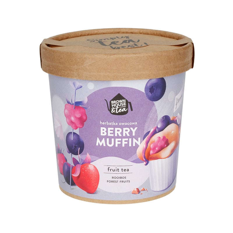 Brown House & Tea - Berry Muffin - Loose Tea 50g