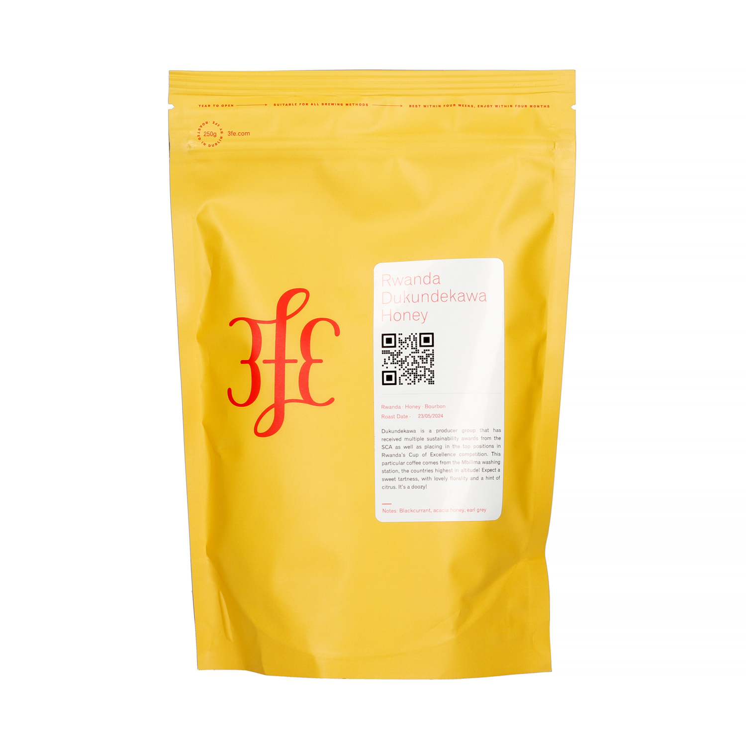 3fe - Rwanda Dukundekawa Honey Omniroast 250g