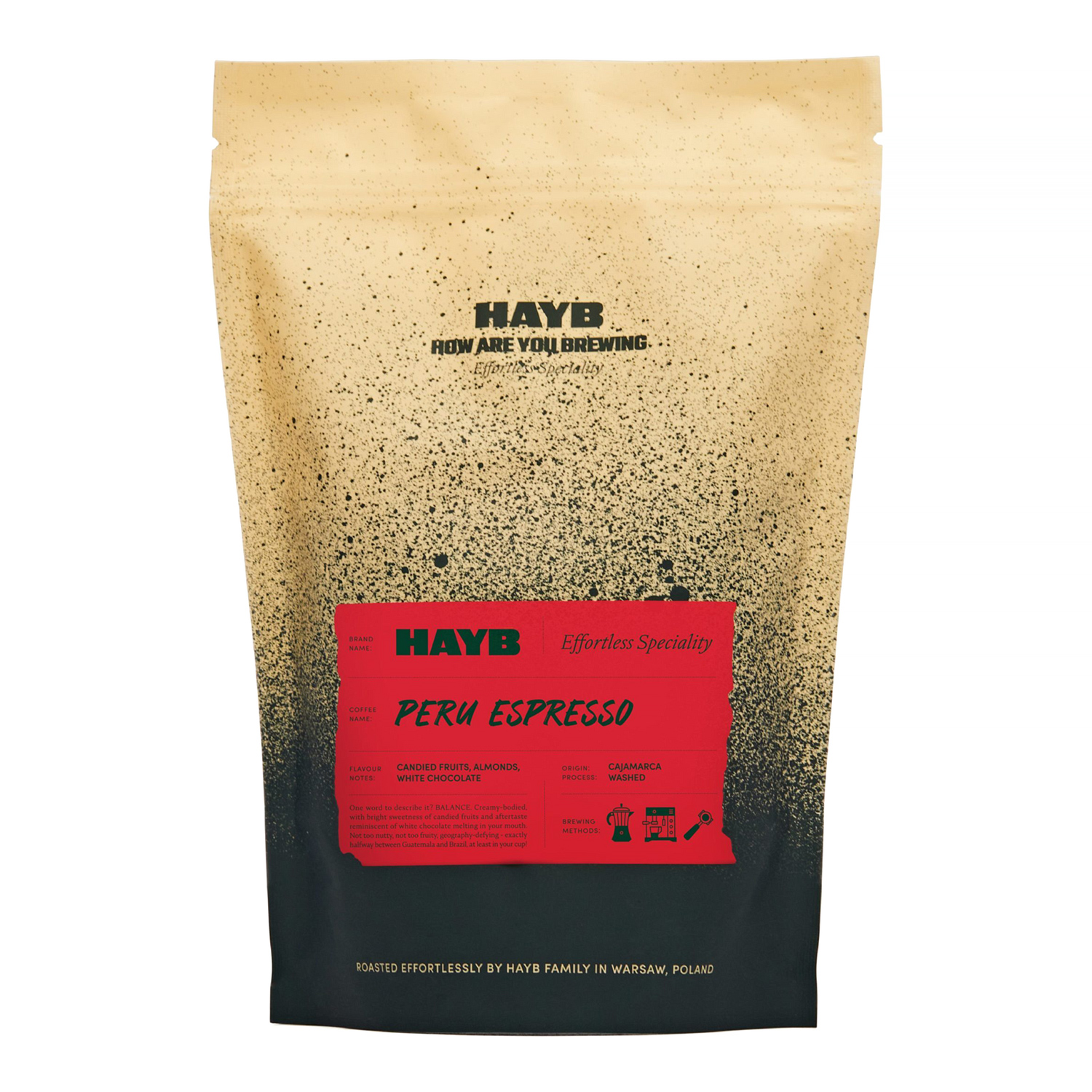 HAYB - kawa ziarnista Peru Espresso 1 kg