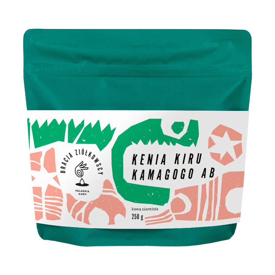 Bracia Ziółkowscy - kawa ziarnista Kenia Kiru Kamagogo AB Washed Filter 250 g