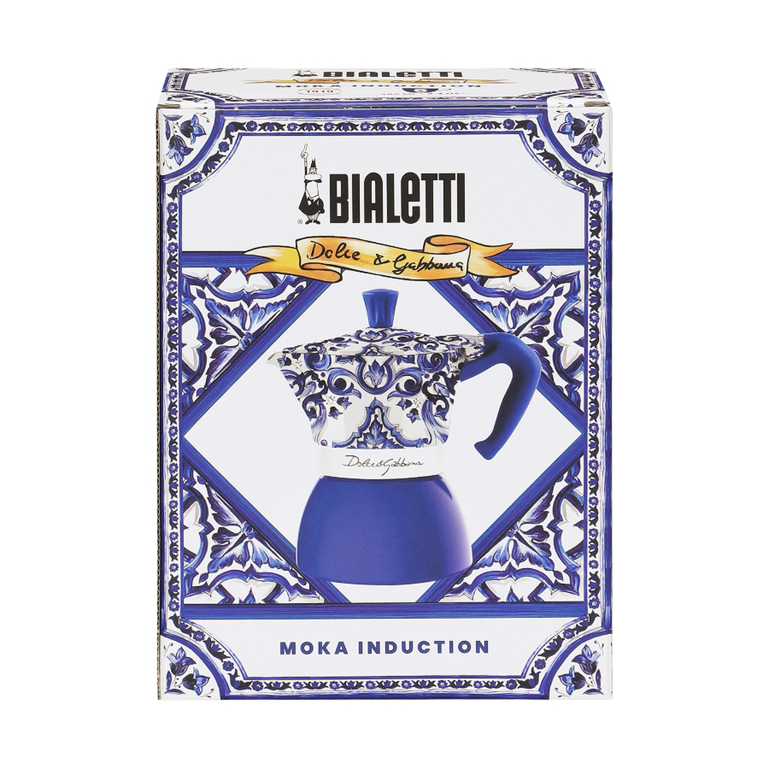 Bialetti Dolce & Gabbana - Moka Induction Mediterranean Blue 6tz