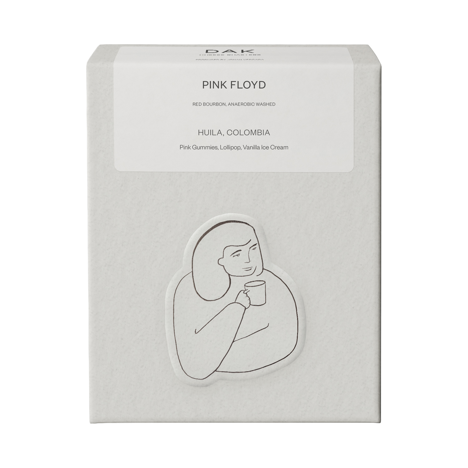 Dak Coffee Roasters - kawa ziarnista Kolumbia Pink Floyd Anaerobic Washed Filter 250 g