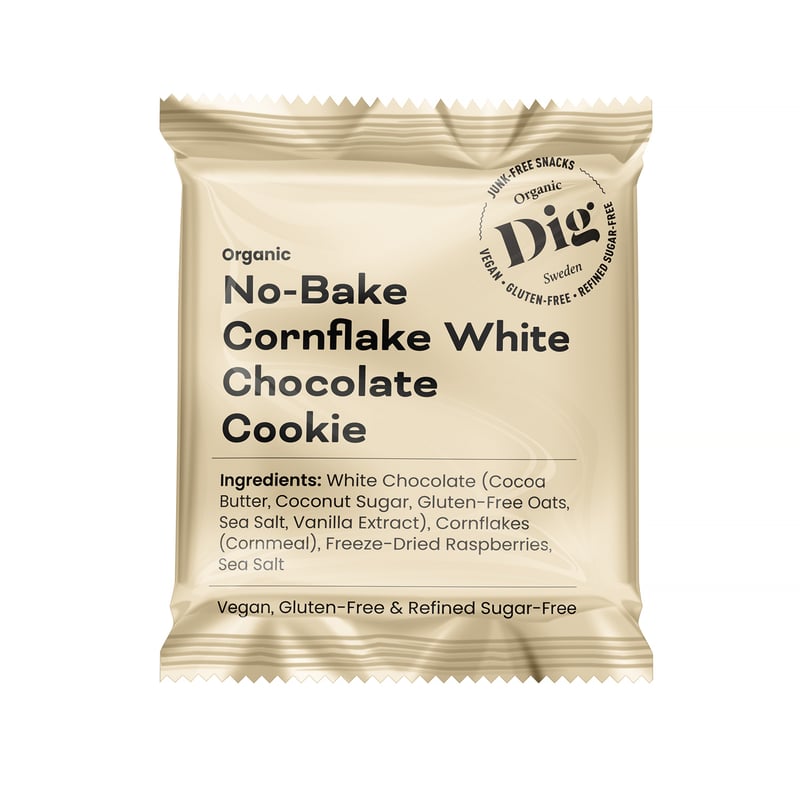 Dig - Ciastko No-Bake Cornflake White Chocolate Cookie 30g