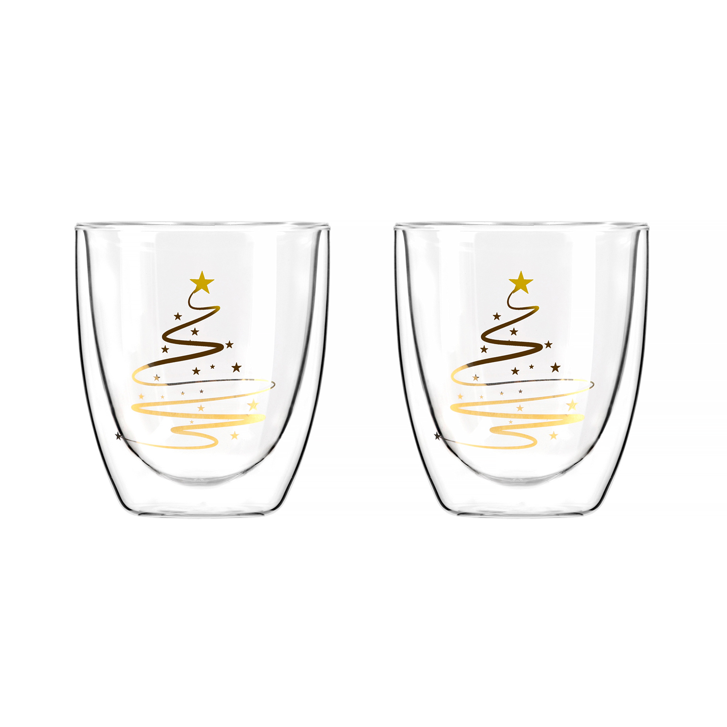 Vialli Design - Amo Xmass Set of 2 Double-walled Cups 300ml