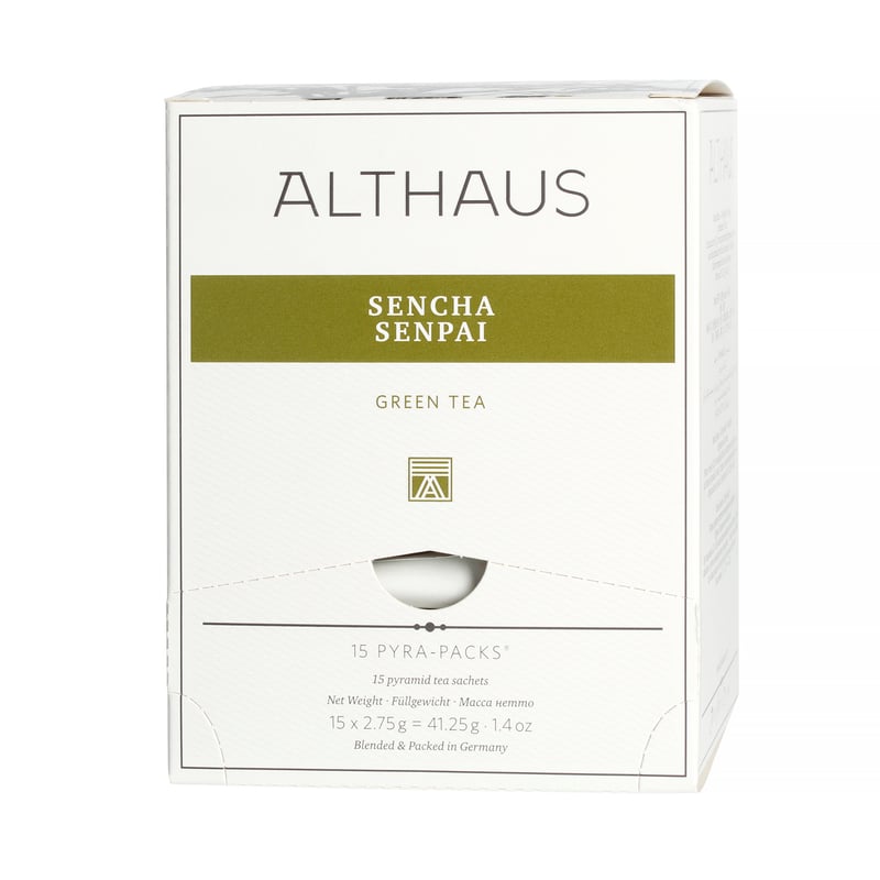 Althaus - Sencha Select Pyra Pack - 15 Tea Pyramids