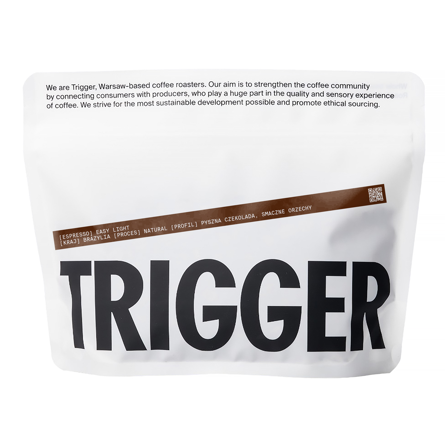 Trigger - kawa ziarnista Easy Light Brazylia Chapadao de Ferro Natural Espresso 250 g