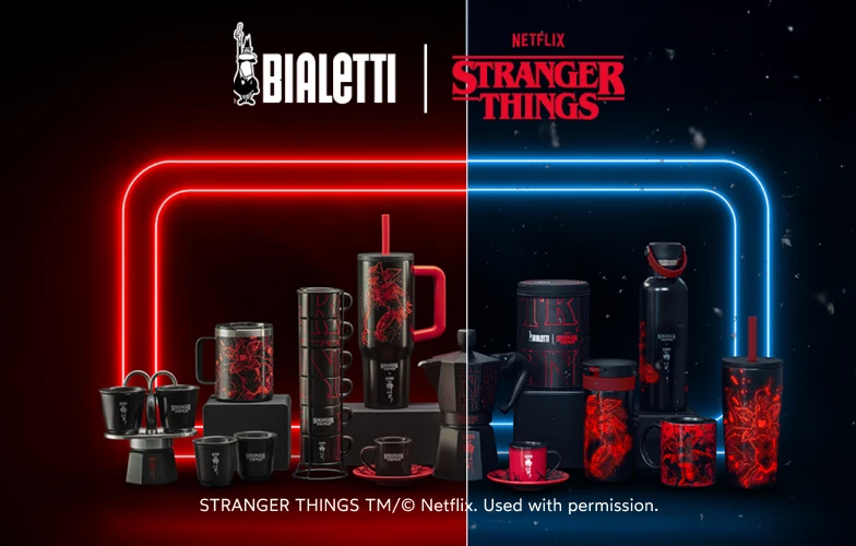 Bialetti x netflix stranger things