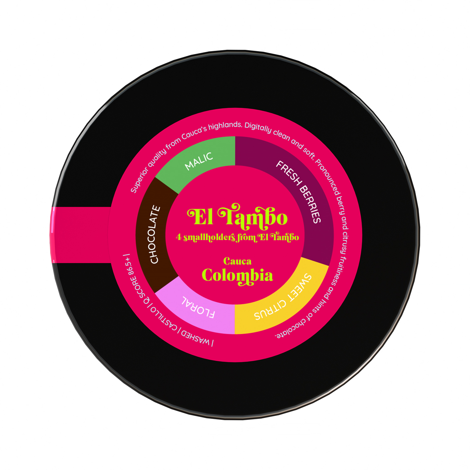 Heresy - kawa ziarnista Kolumbia El Tambo Washed Filter 252 g