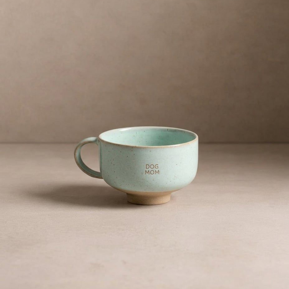 Egg Back Home - Minted Stoneware Dog Mom Mug 300 ml 