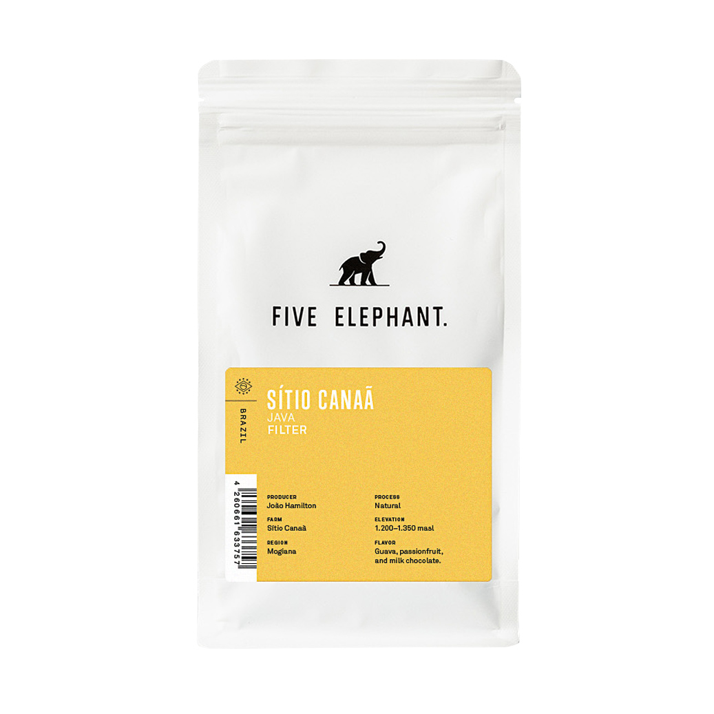 Five Elephant - Brazil Sitio Canaa Java Natural Filter 250g