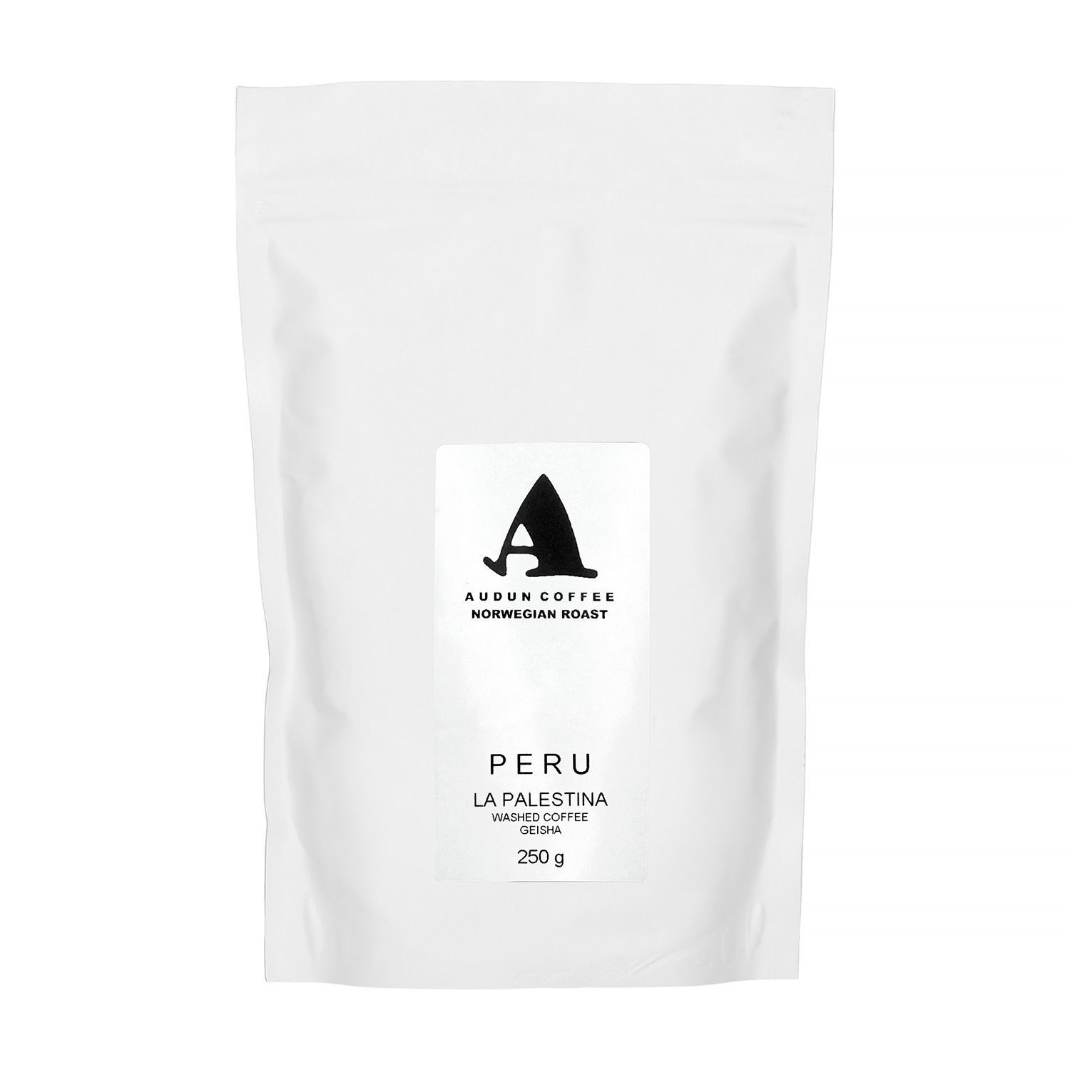 Audun Coffee - kawa ziarnista Peru La Palestina Washed Filter 250 g