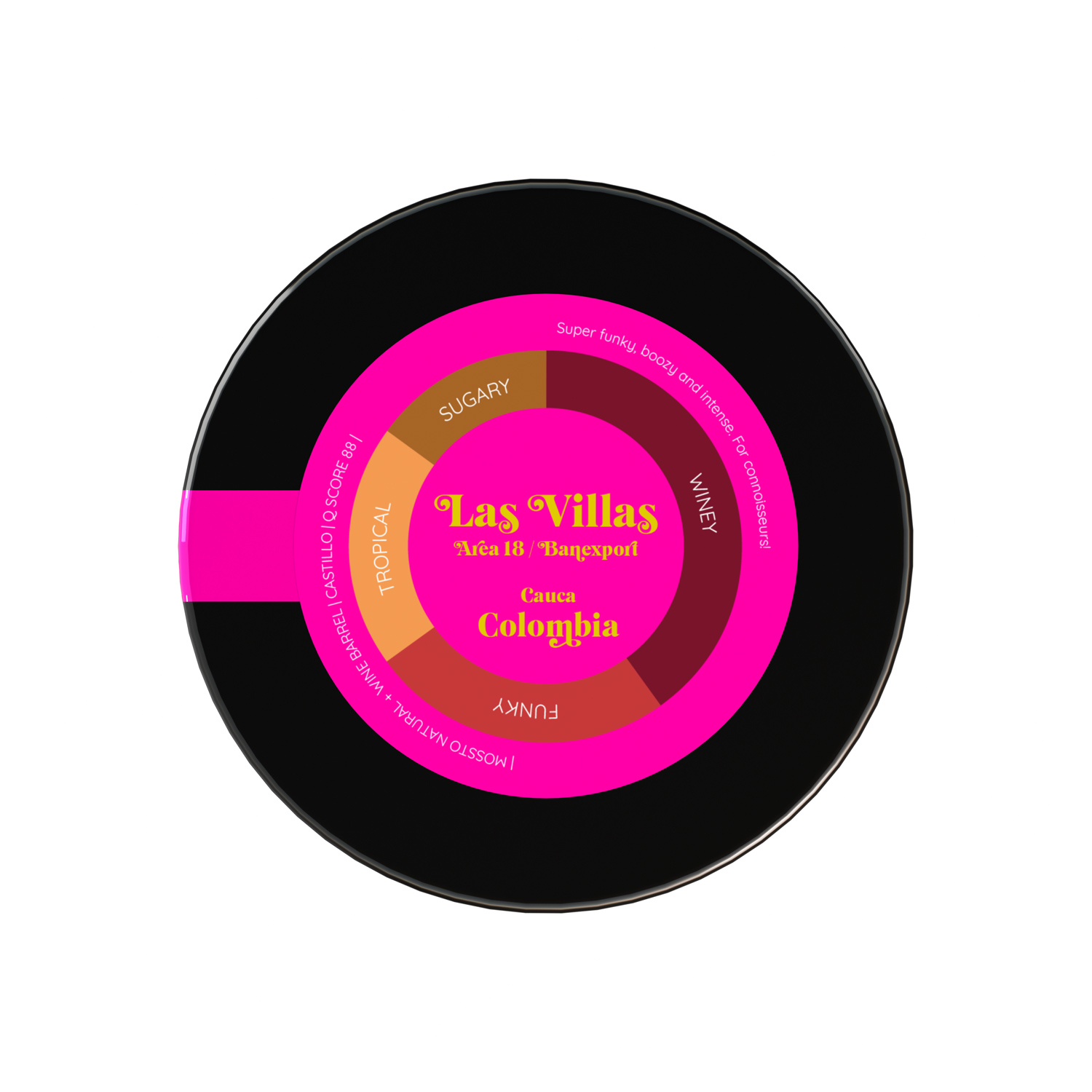 Heresy - Colombia Las Villas Mossto Wine Barrel Natural Filter 252 g