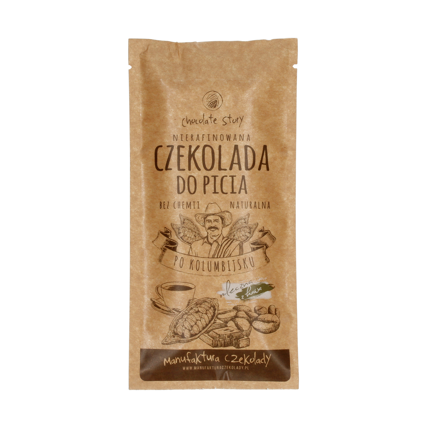 Manufaktura Czekolady - Unrefined Drinking Chocolate with Milk and Coffee