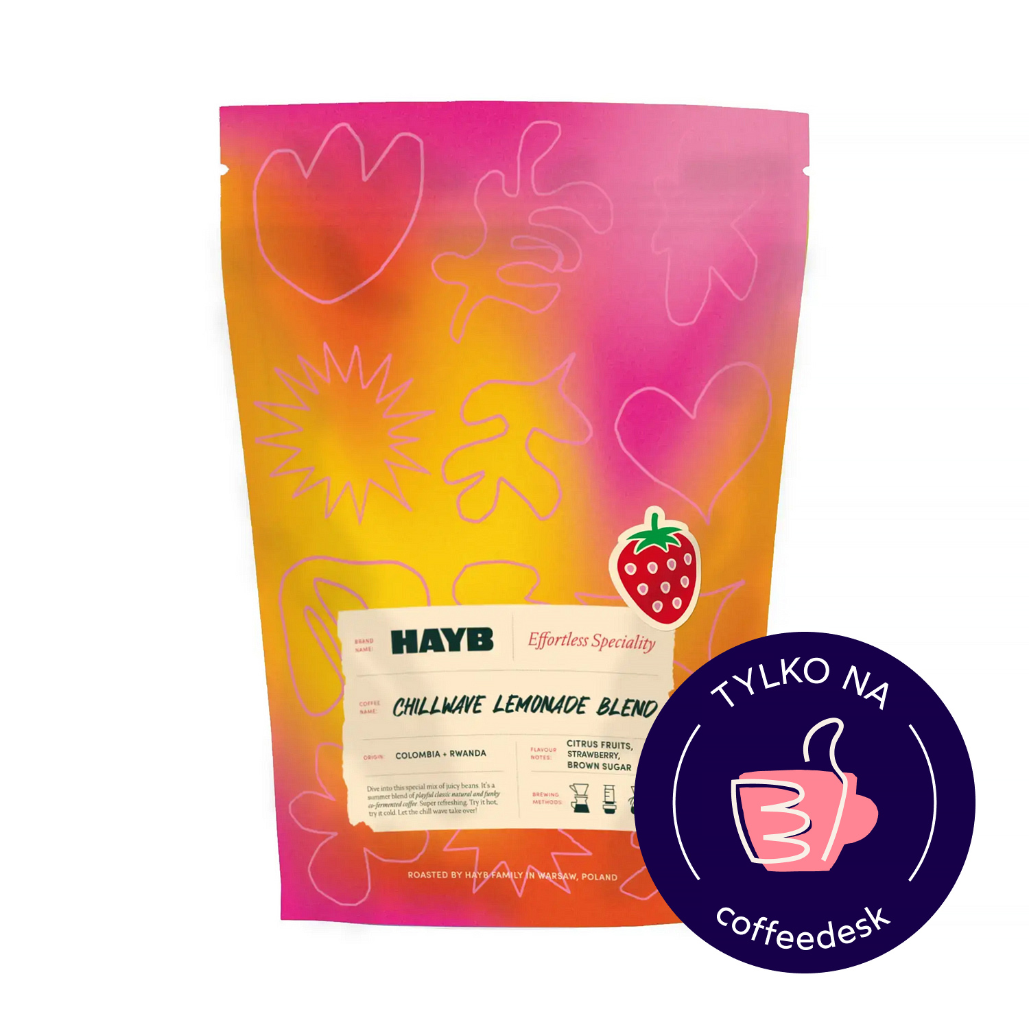 HAYB - kawa ziarnista Chillwave Lemonade Blend Strawberry Edition! Filter 250 g