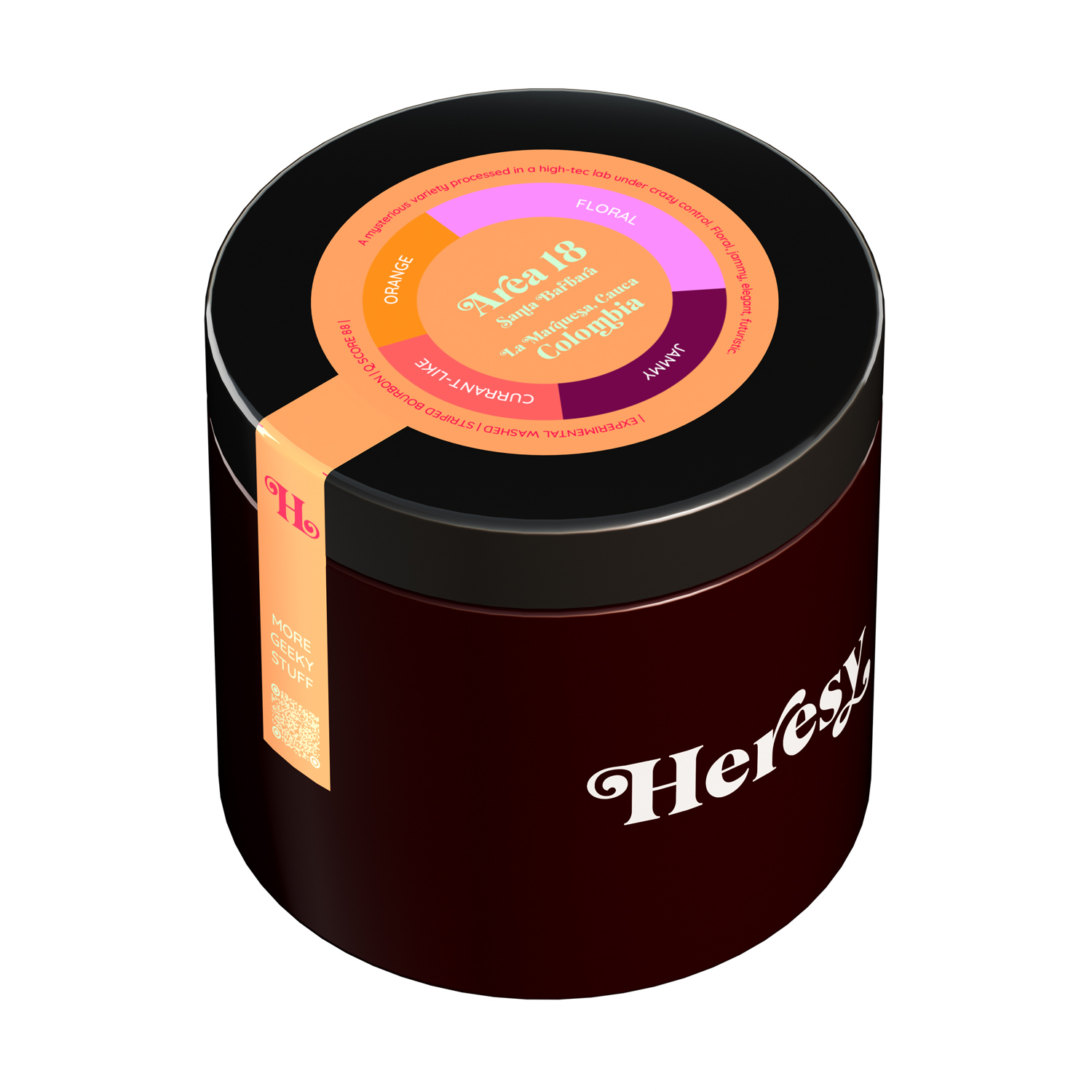 Heresy - kawa ziarnista Kolumbia Area 18 Experimental Washed Filter 252 g