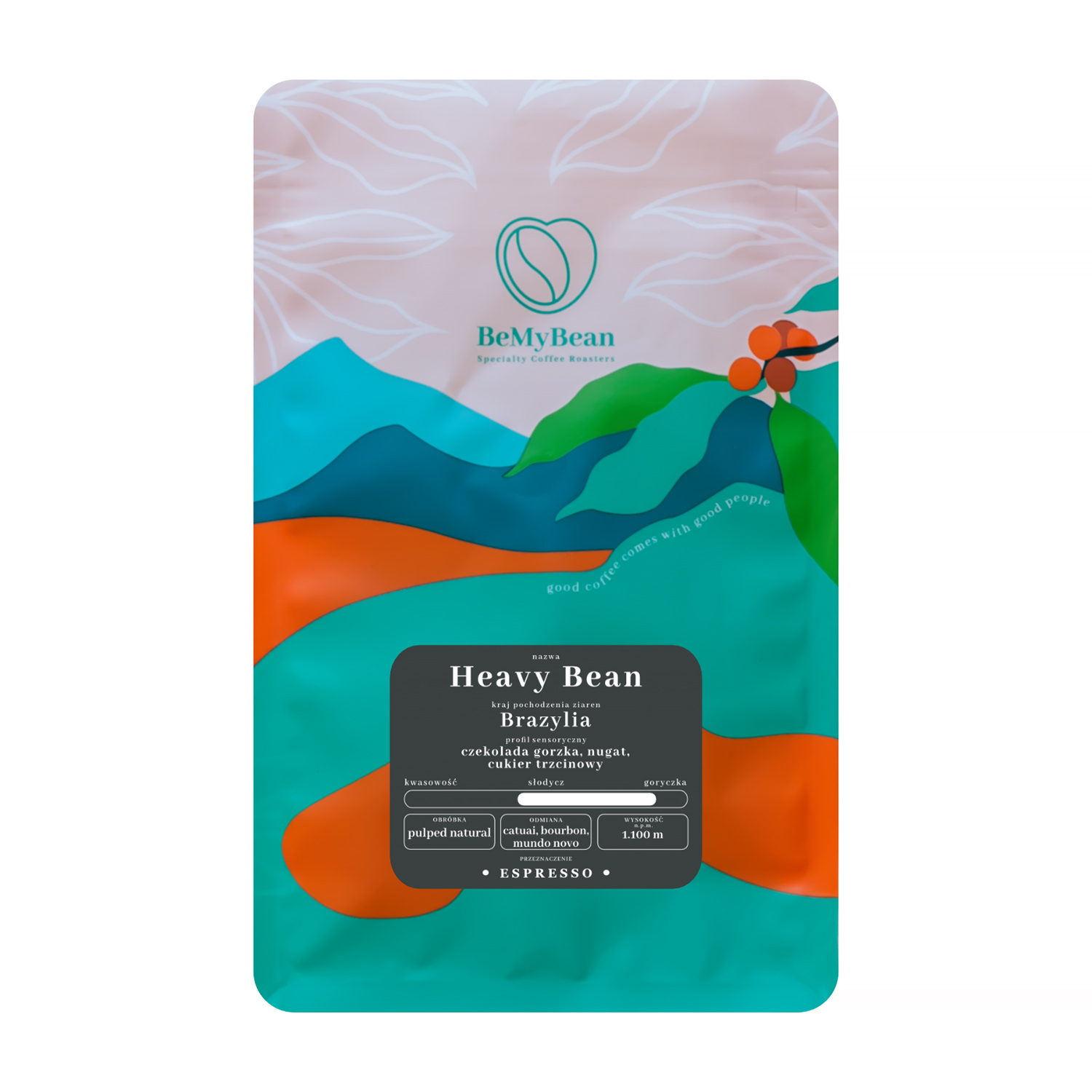 BeMyBean - Heavy Bean Brazil Pulped Natural Espresso 1kg