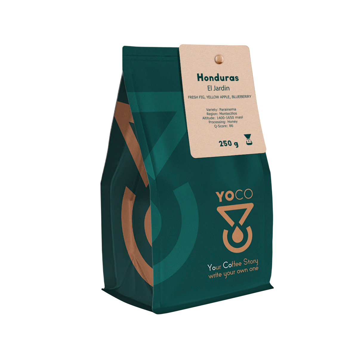 YOCO - kawa ziarnista Honduras El Jardin Honey Filter 250 g