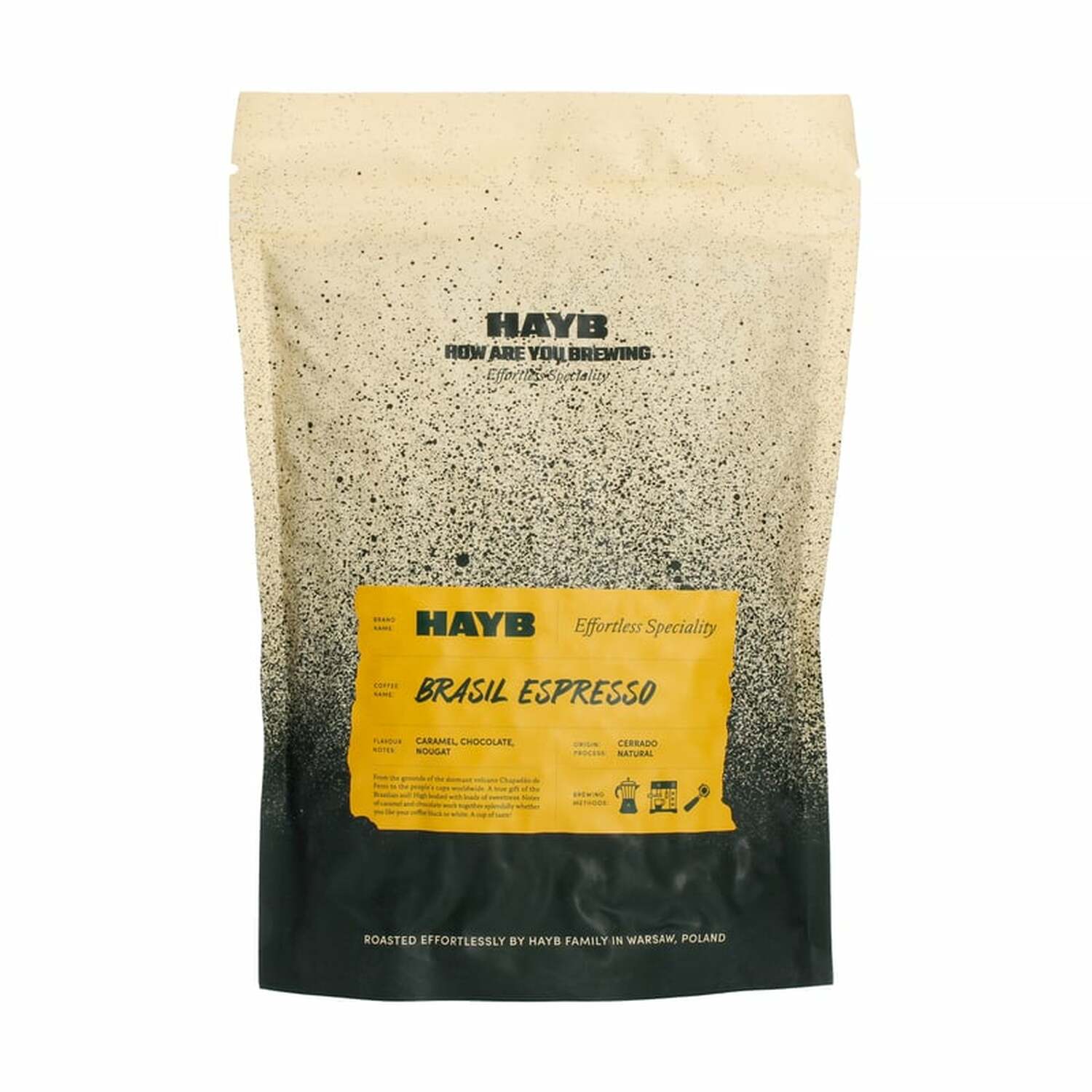 HAYB - kawa ziarnista Brasil Espresso 250 g (outlet)
