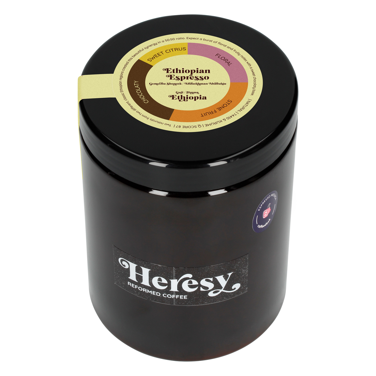 ESPRESSO MIESIĄCA: Heresy - Etiopia Jimma & Guji Natural 404g