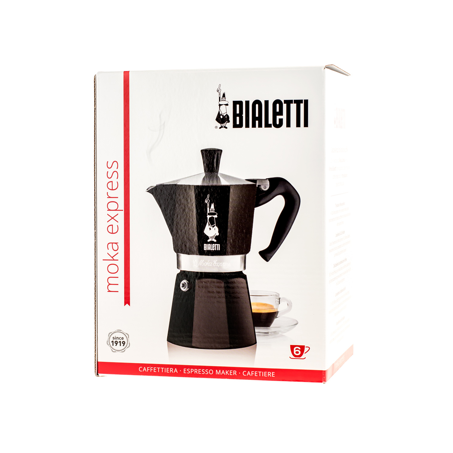 Bialetti Moka Express Black 6tz