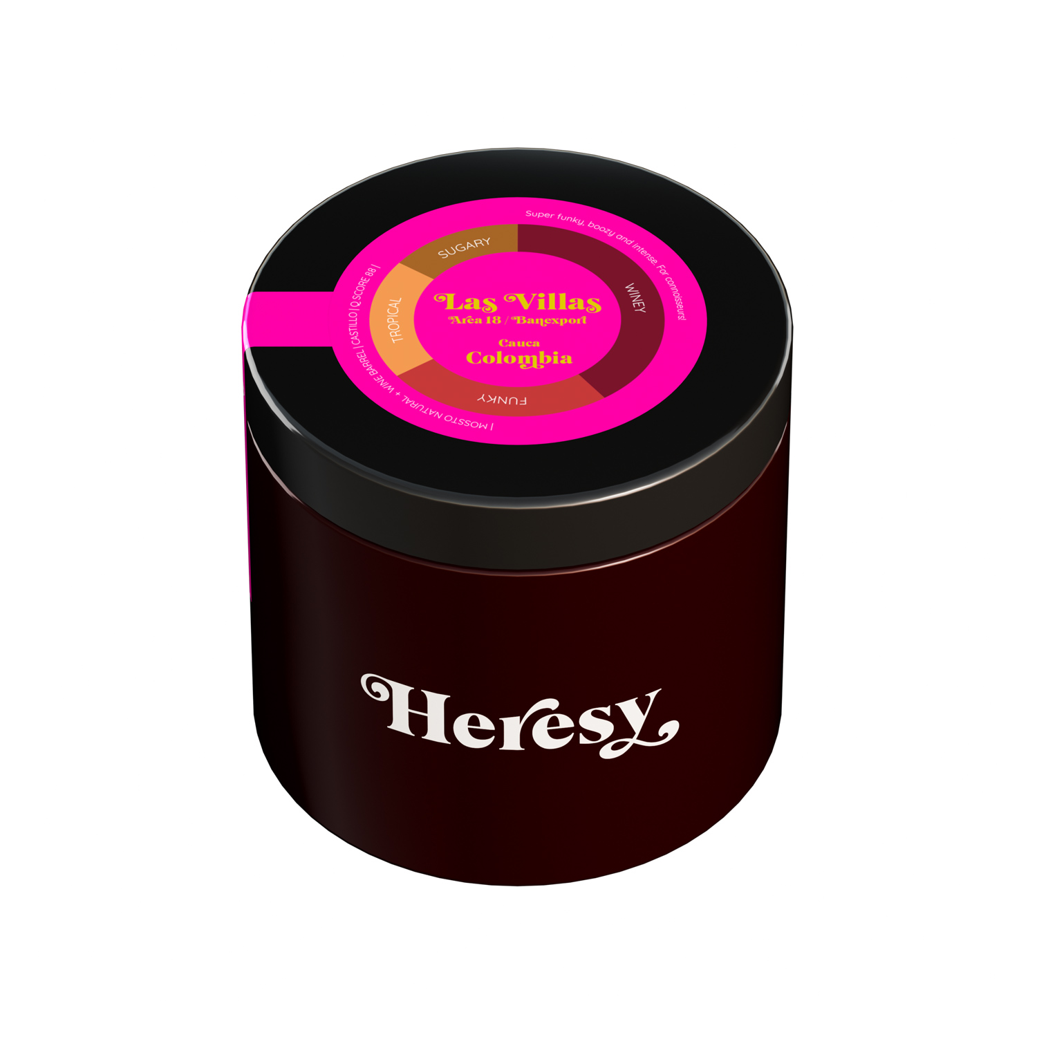 Heresy - Colombia Las Villas Mossto Wine Barrel Natural Filter 252 g