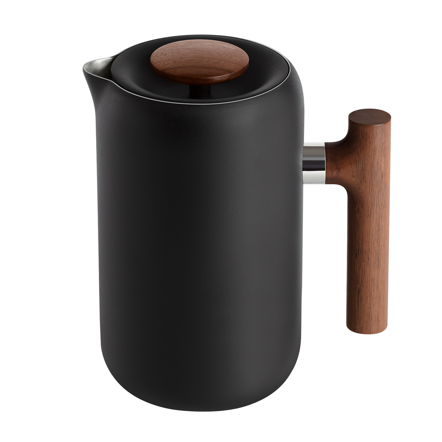 Fellow Clara - French Press - Matte Black + Walnut