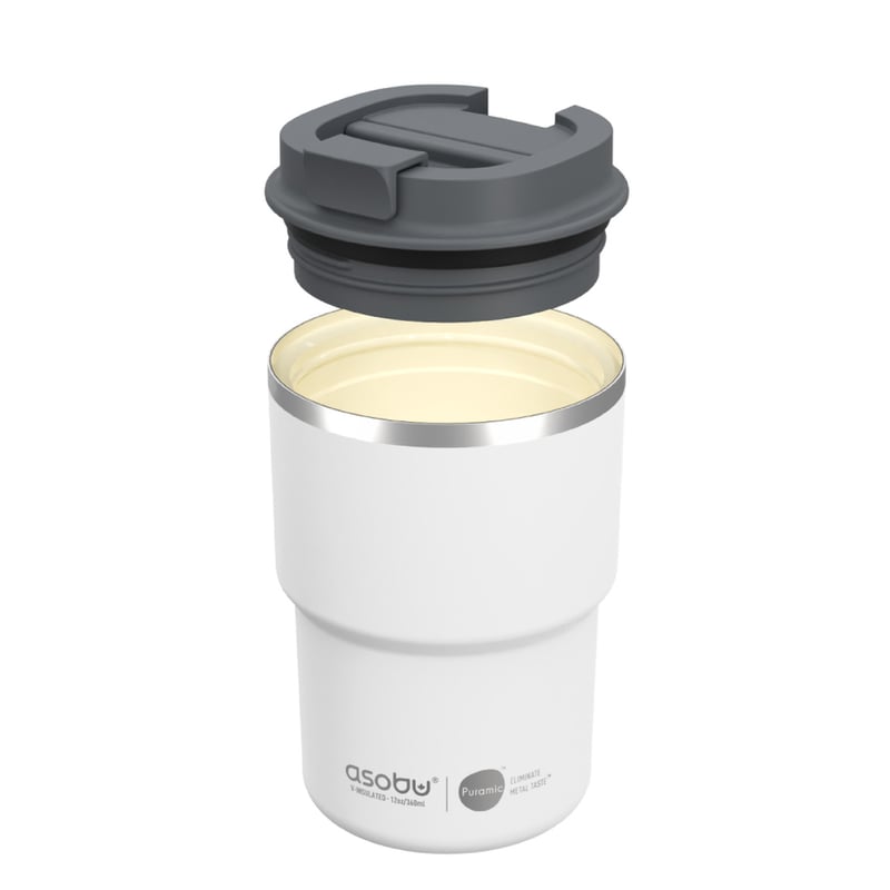 Asobu - Pick Me Up White - 360 ml Travel Mug