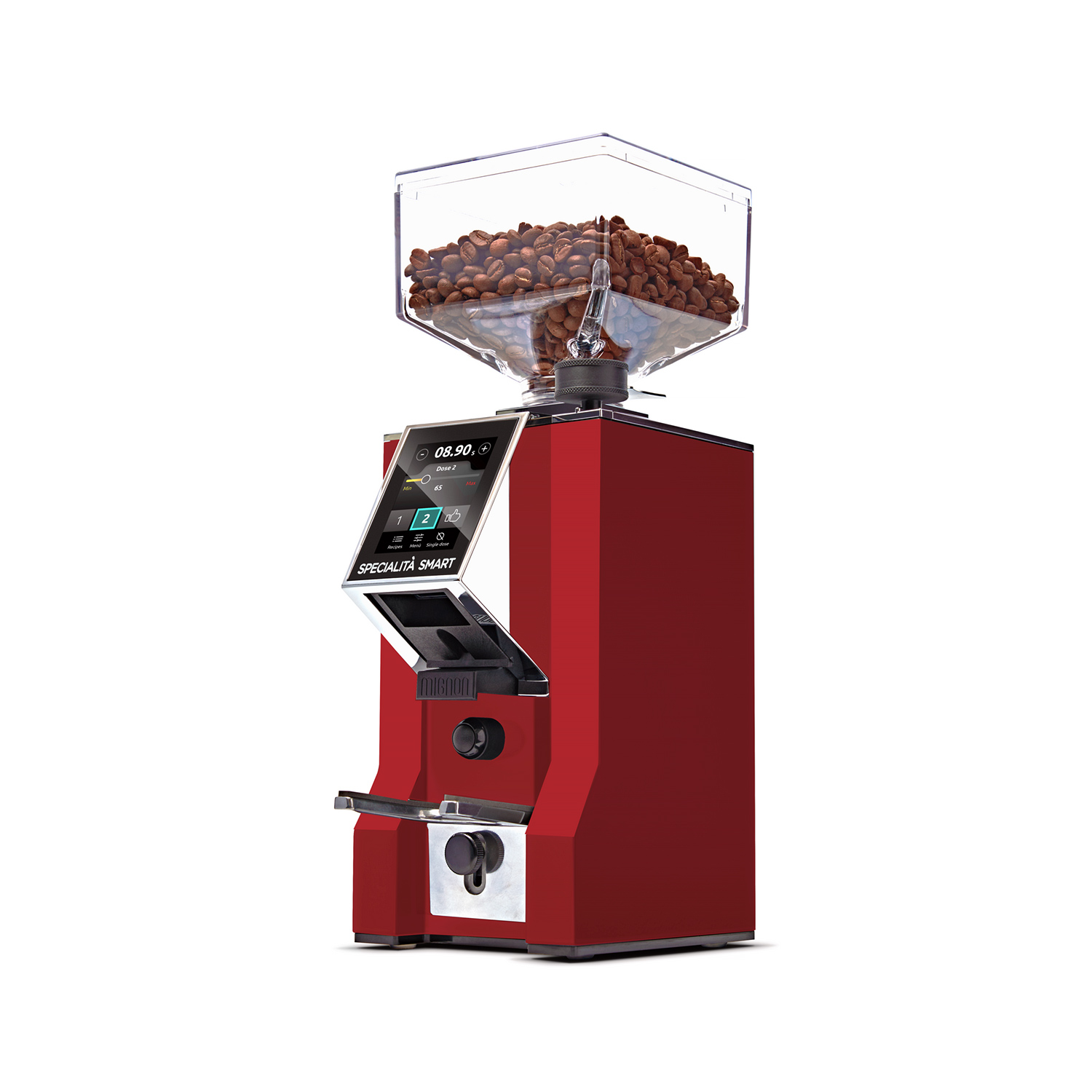 Eureka - Mignon Specialita Smart 16CR Ferrari Red - Młynek automatyczny - Czerwony