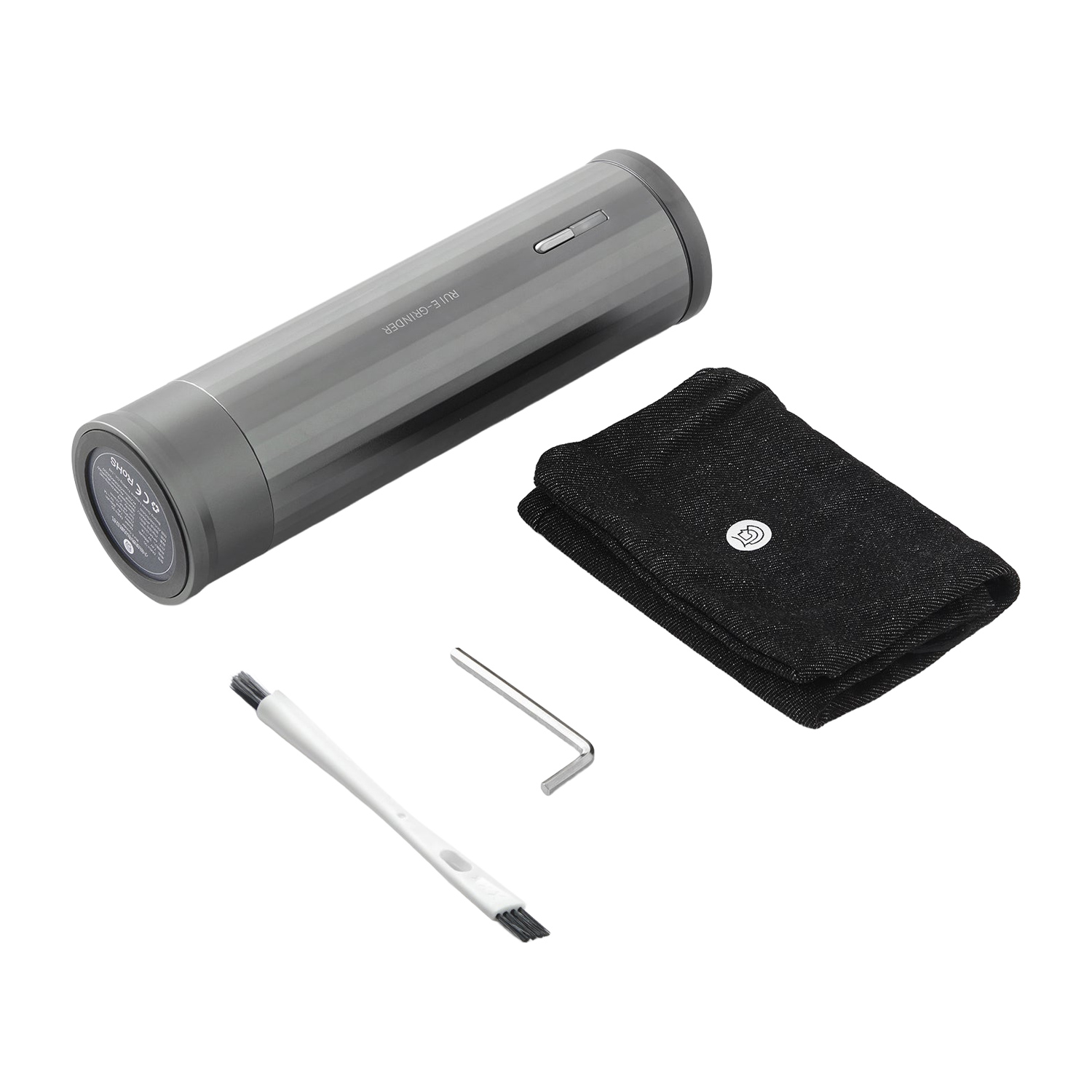 zeroHero - Młynek automatyczny RUI E-Grinder aluminiowy