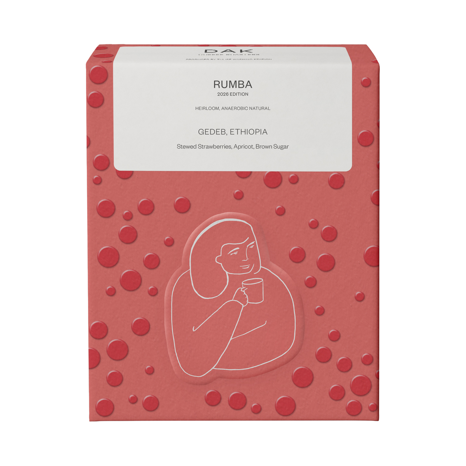 DAK Coffee Roasters - kawa ziarnista Etiopia Rumba Dry Anaerobic Natural Filter 200 g