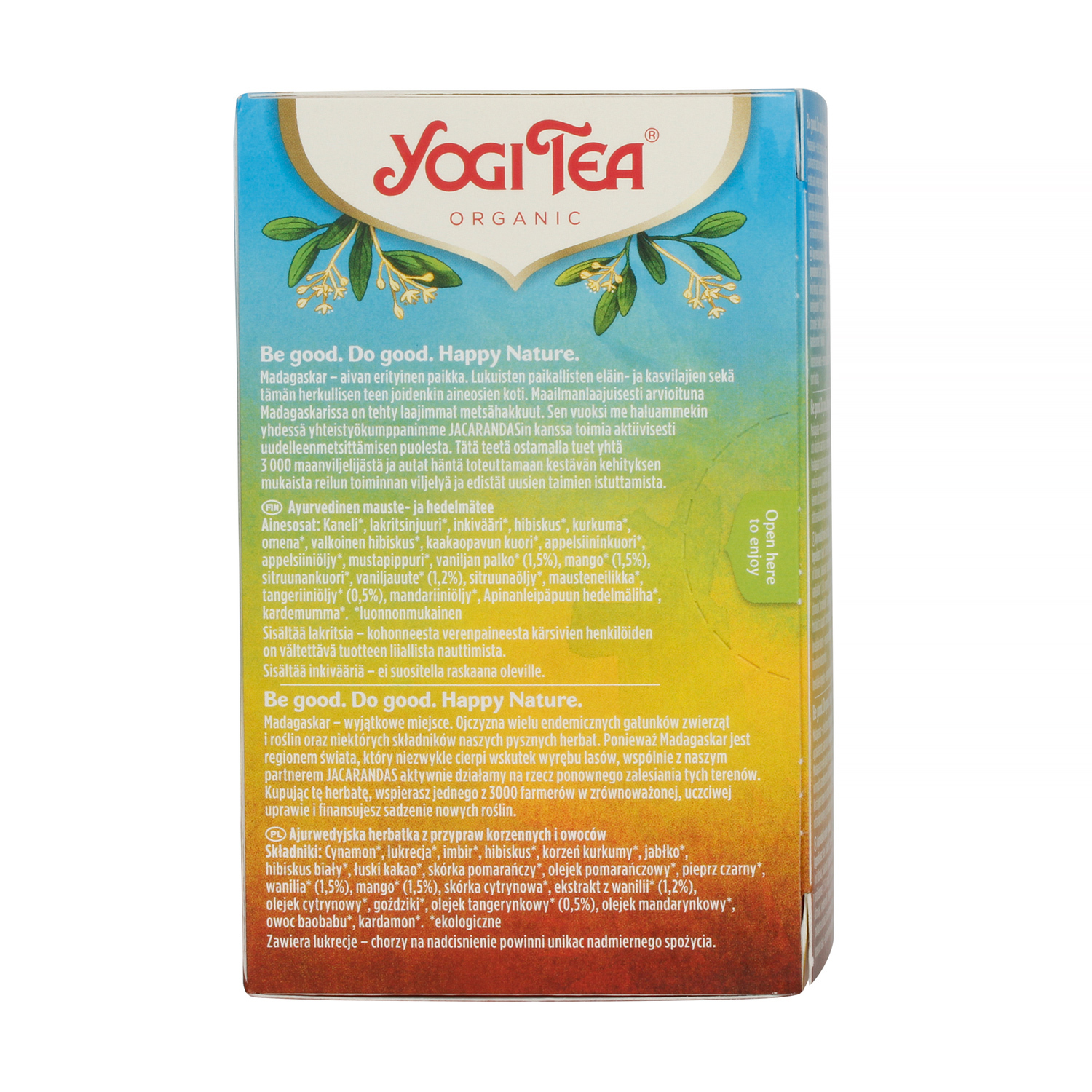 Yogi Tea - Happy Nature - Herbata 17 Torebek