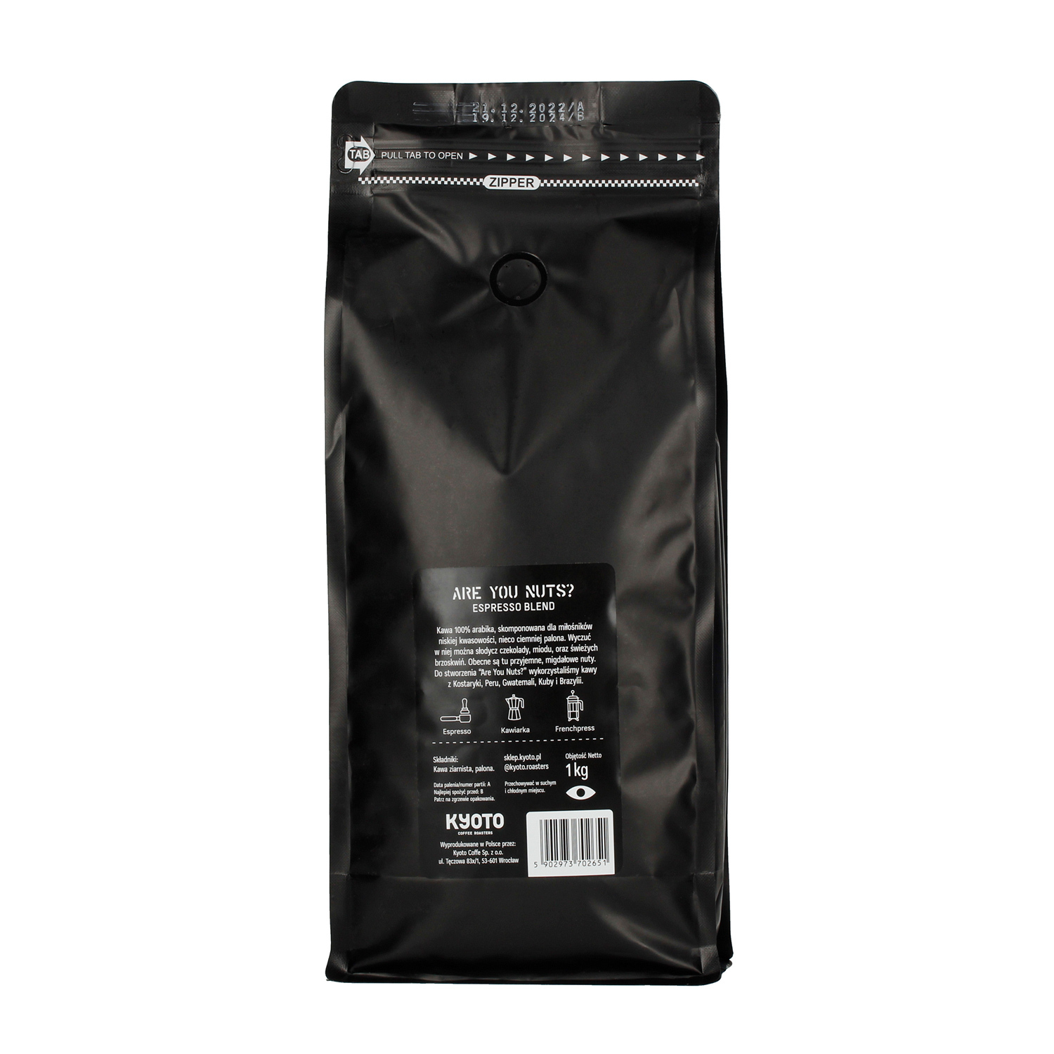 KYOTO - Are You Nuts Espresso Blend 1kg