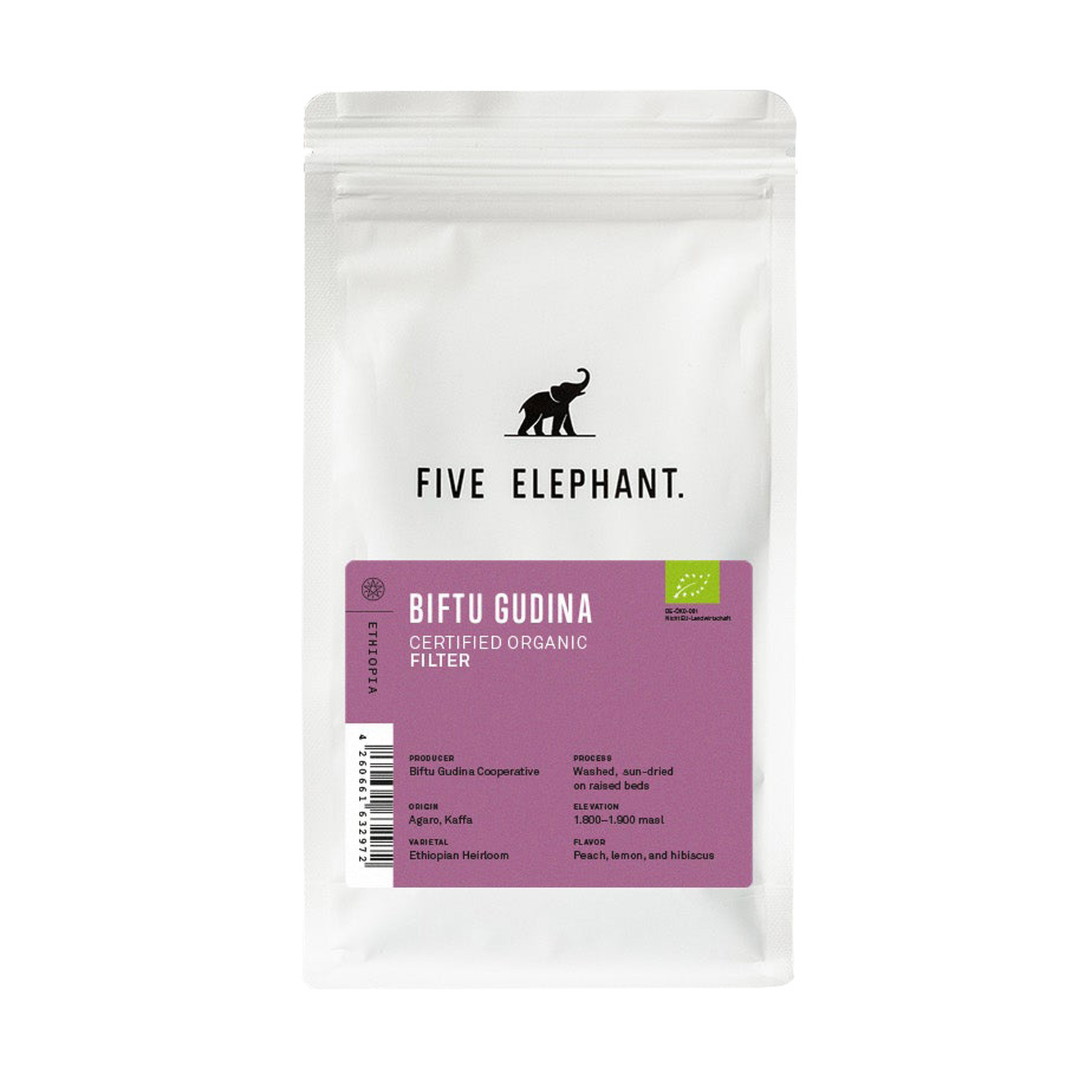 Five Elephant - Ethiopia Biftu Gudina Washed Filter 250g (outlet)