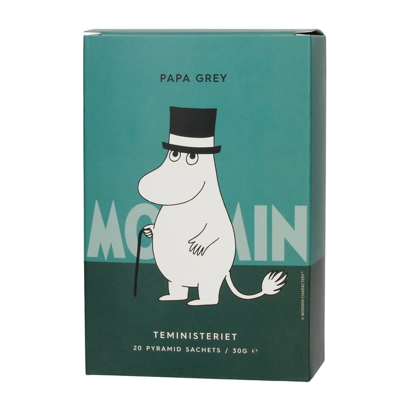 Teministeriet - Moomin Papa Grey - 20 Tea Bags