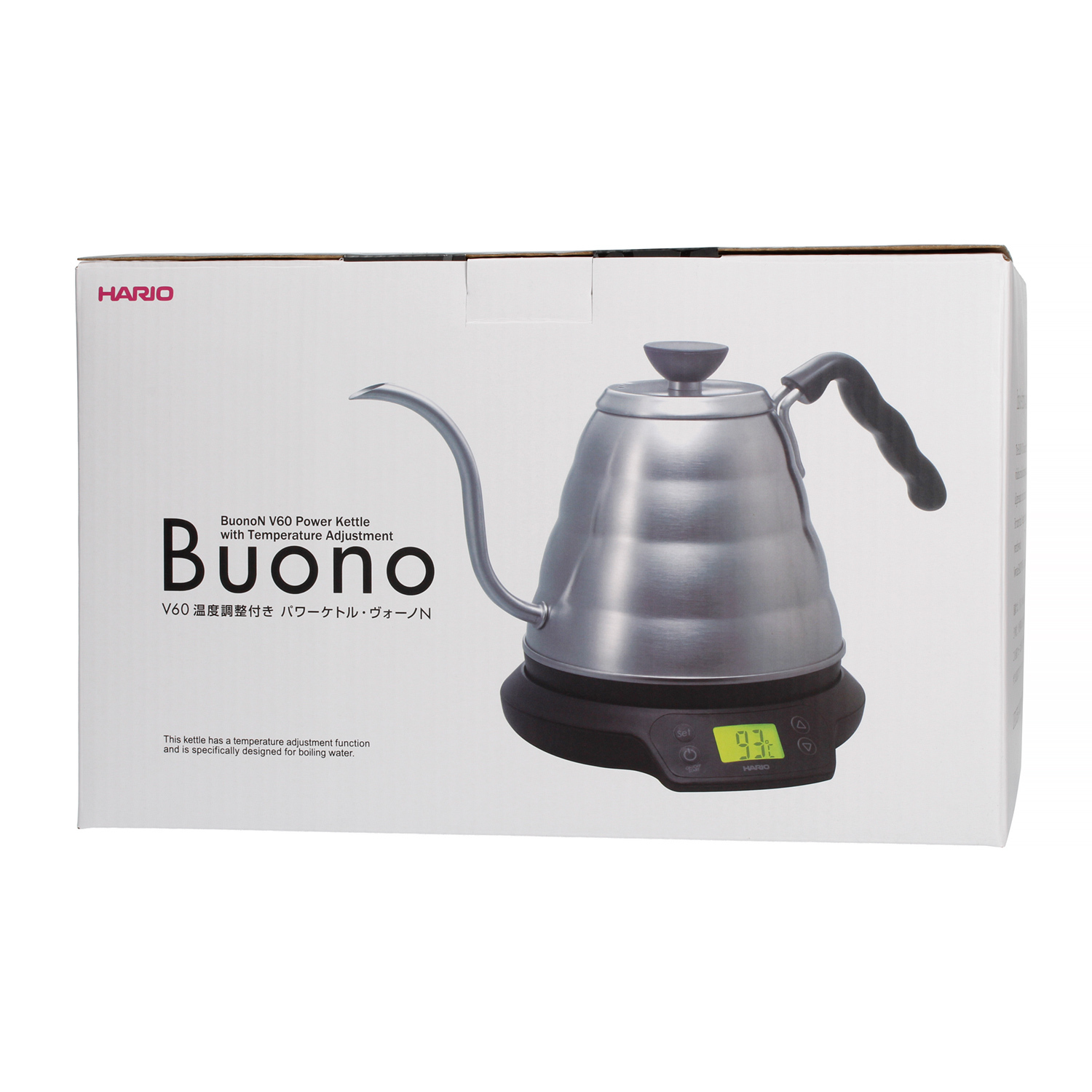 Hario V60 Power Buono Kettle - Czajnik elektryczny z regulacją temperatury 0,8l