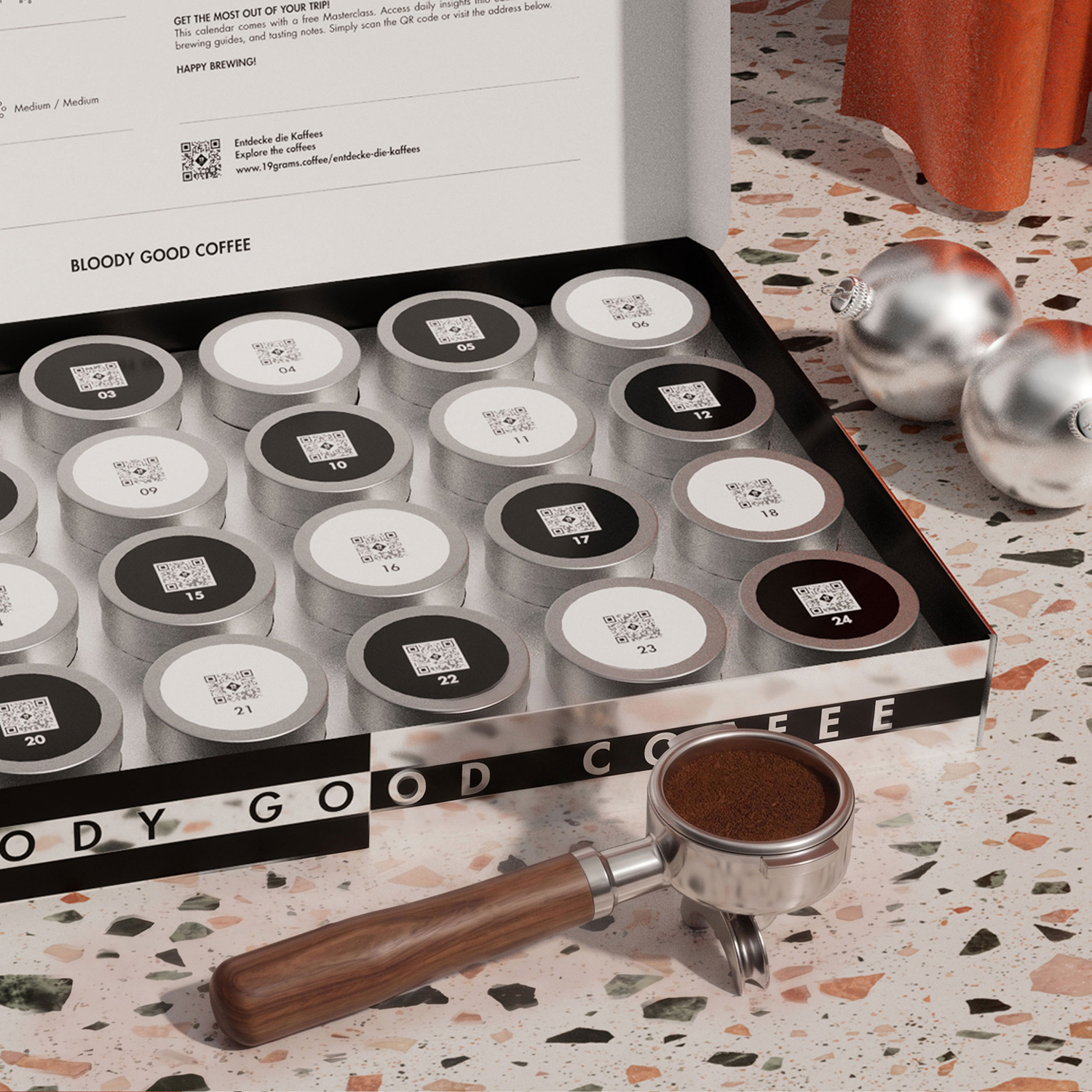 19 grams - Advent Calendar Espresso 1,2 kg (24 x 50 g)