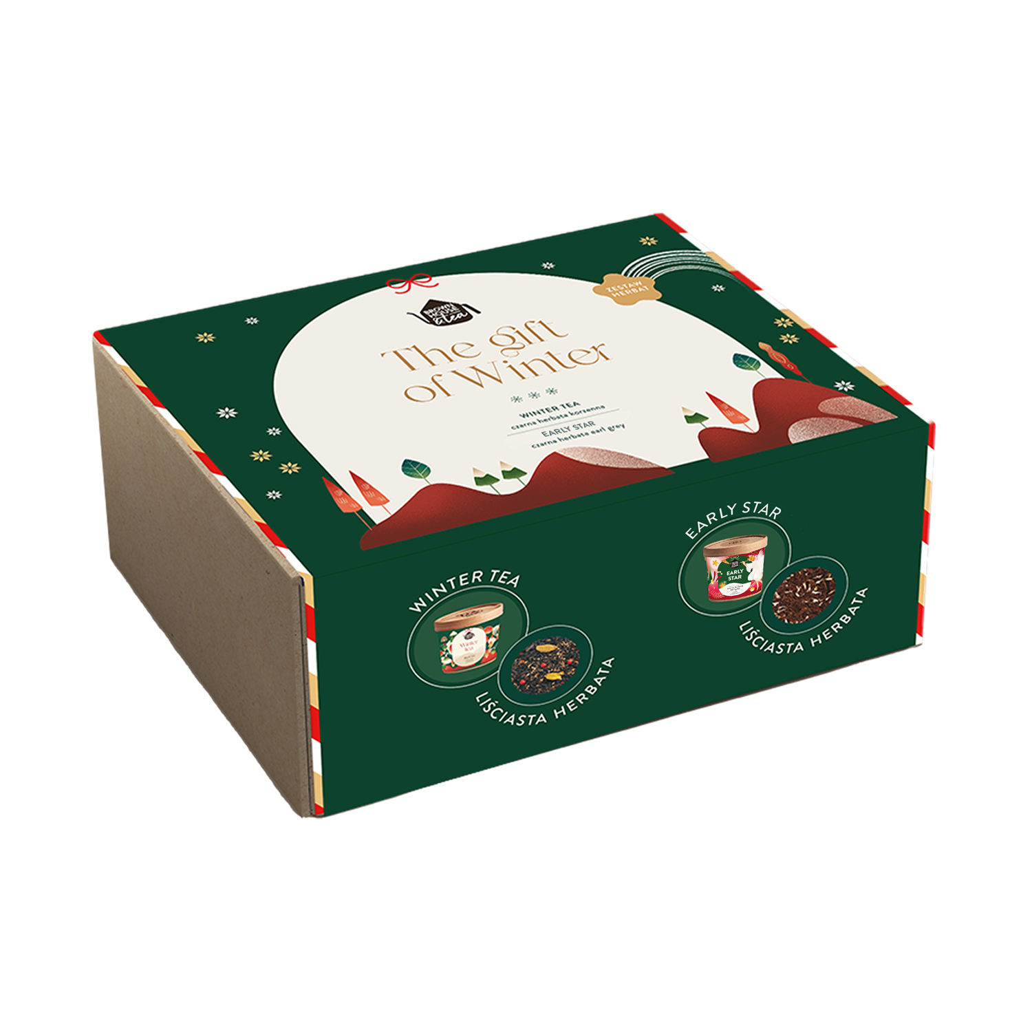 Brown House & Tea - Zestaw herbat świątecznych The Gift Of Winter 100 g (2 x 50 g)
