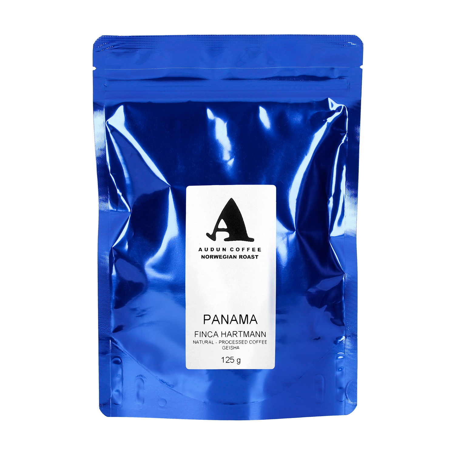 Audun Coffee - kawa ziarnista Panama Finca Hartmann GEISHA Natural Filter 125 g