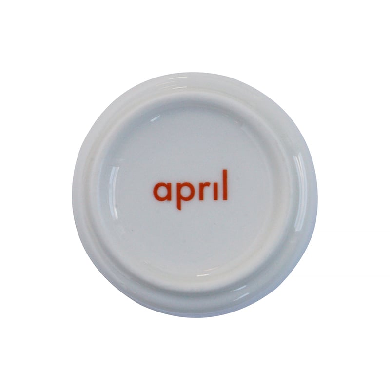 April - Ceramic Cup 200ml White