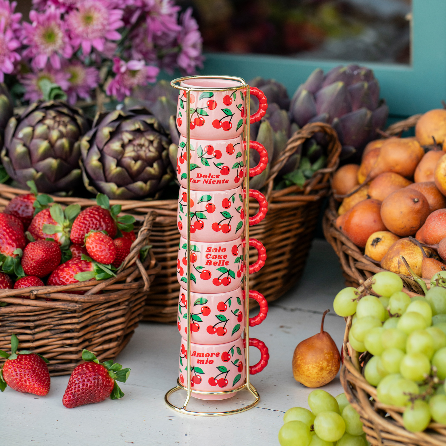 Bialetti - Fruit Vibes zestaw 6 filiżanek 60ml