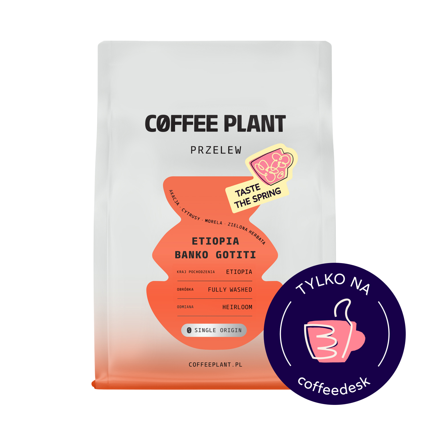 COFFEE PLANT - Taste The Spring Ethiopia Banko Gotiti Washed Filter 250 g