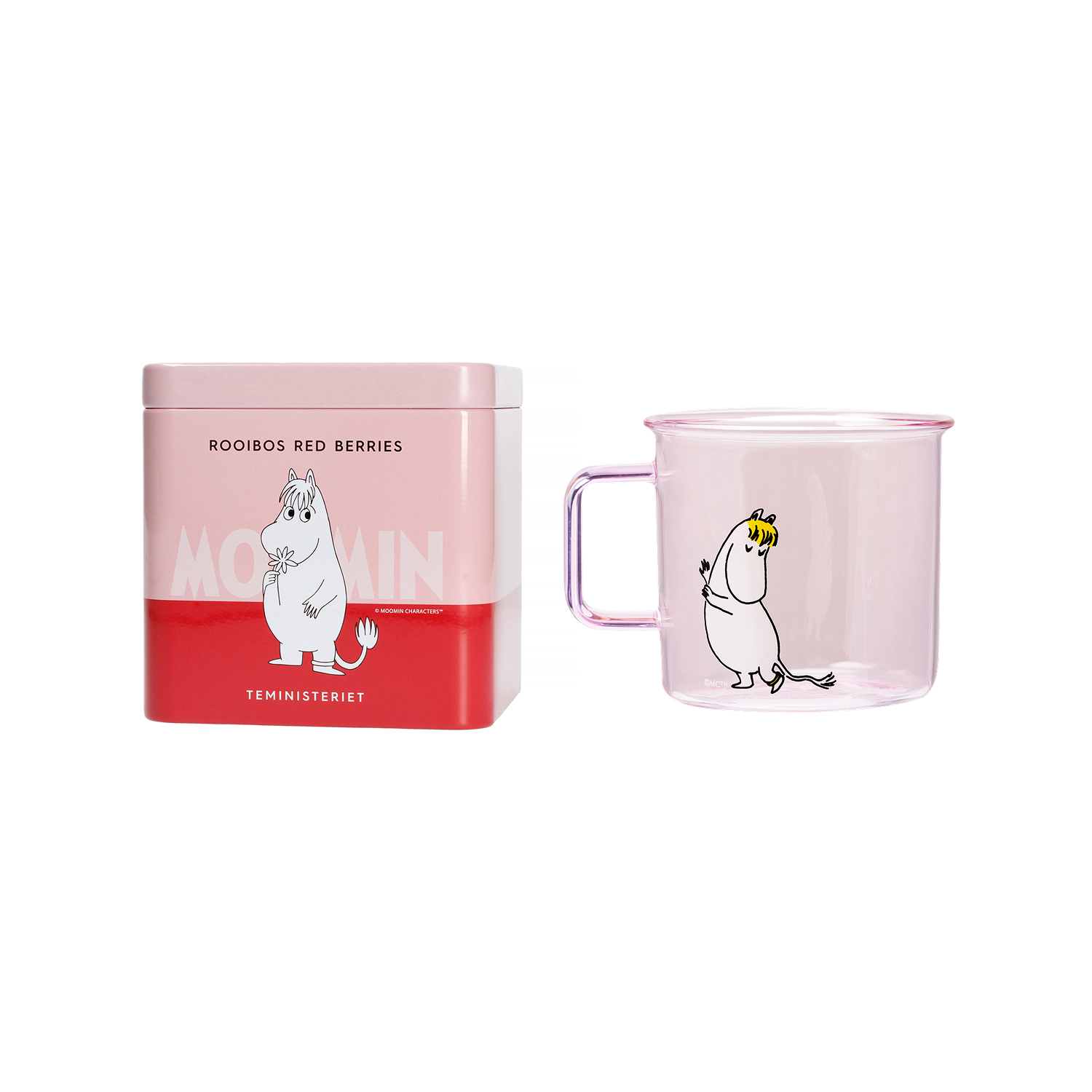 Zestaw Teministeriet herbata rooibos + kubek szklany Migotka