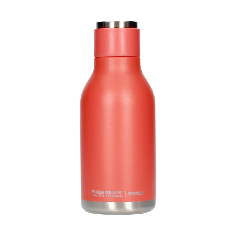Asobu - Urban Water Bottle Peach - 460ml Travel Bottle