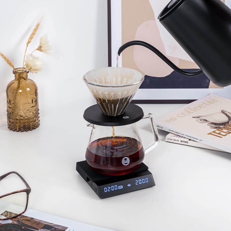  Hario V60 Drip Coffee Scale and Timer, Black: Home & Kitchen