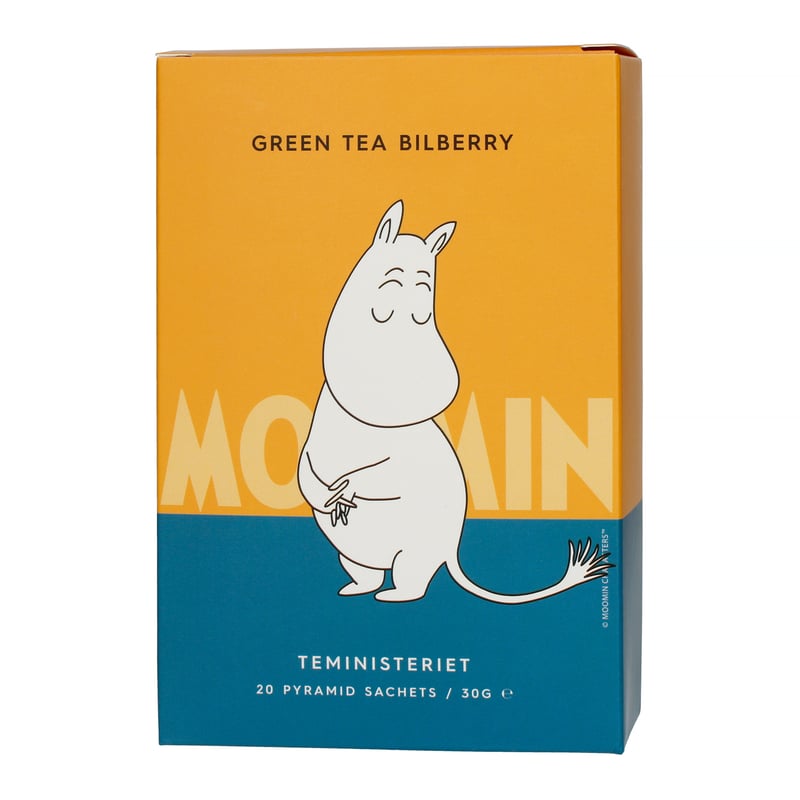 Teministeriet - Moomin Green Tea Bilberry - 20 Tea Bags
