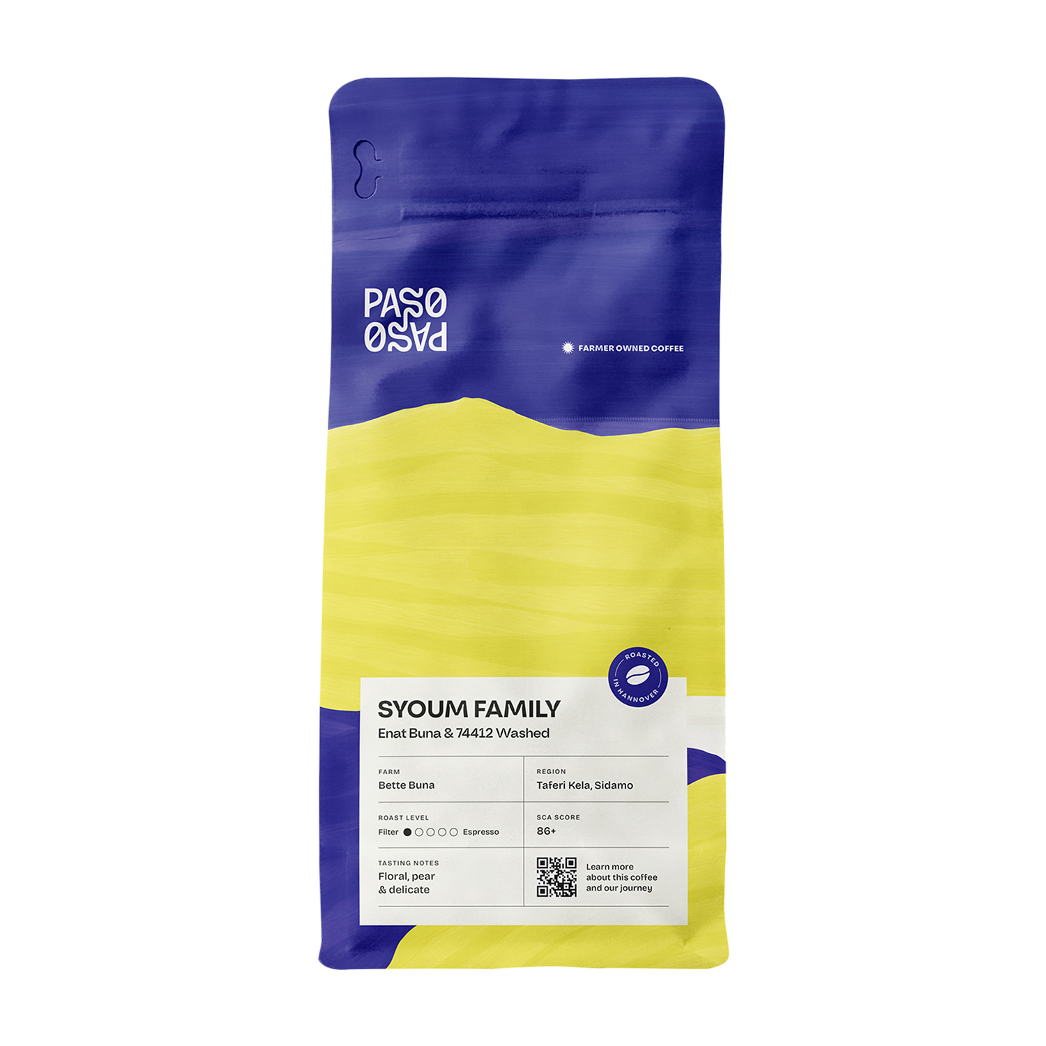 Paso Paso - Ethiopia Syoum Family Sidamo Washed Filter 250g