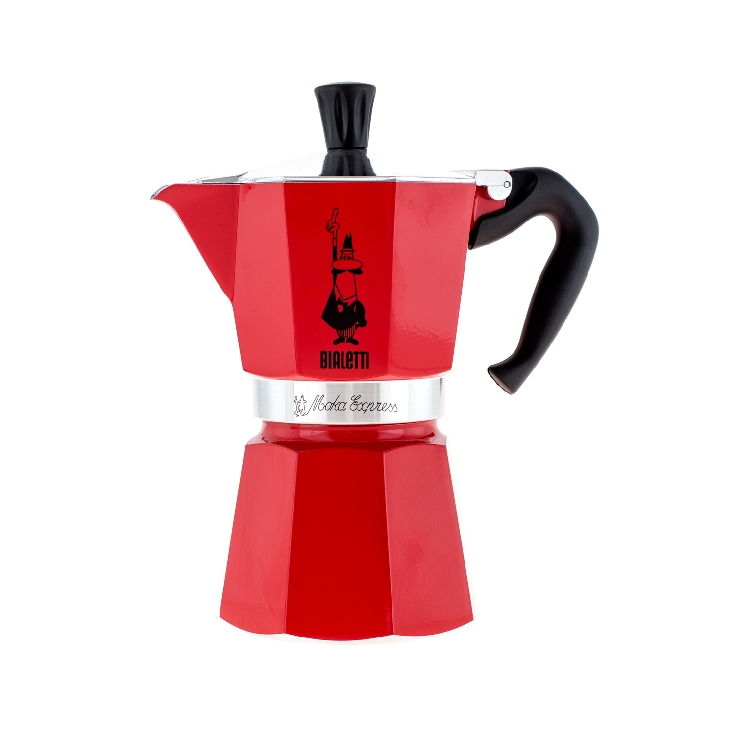 Bialetti kawiarka Moka Express 6tz czerwona