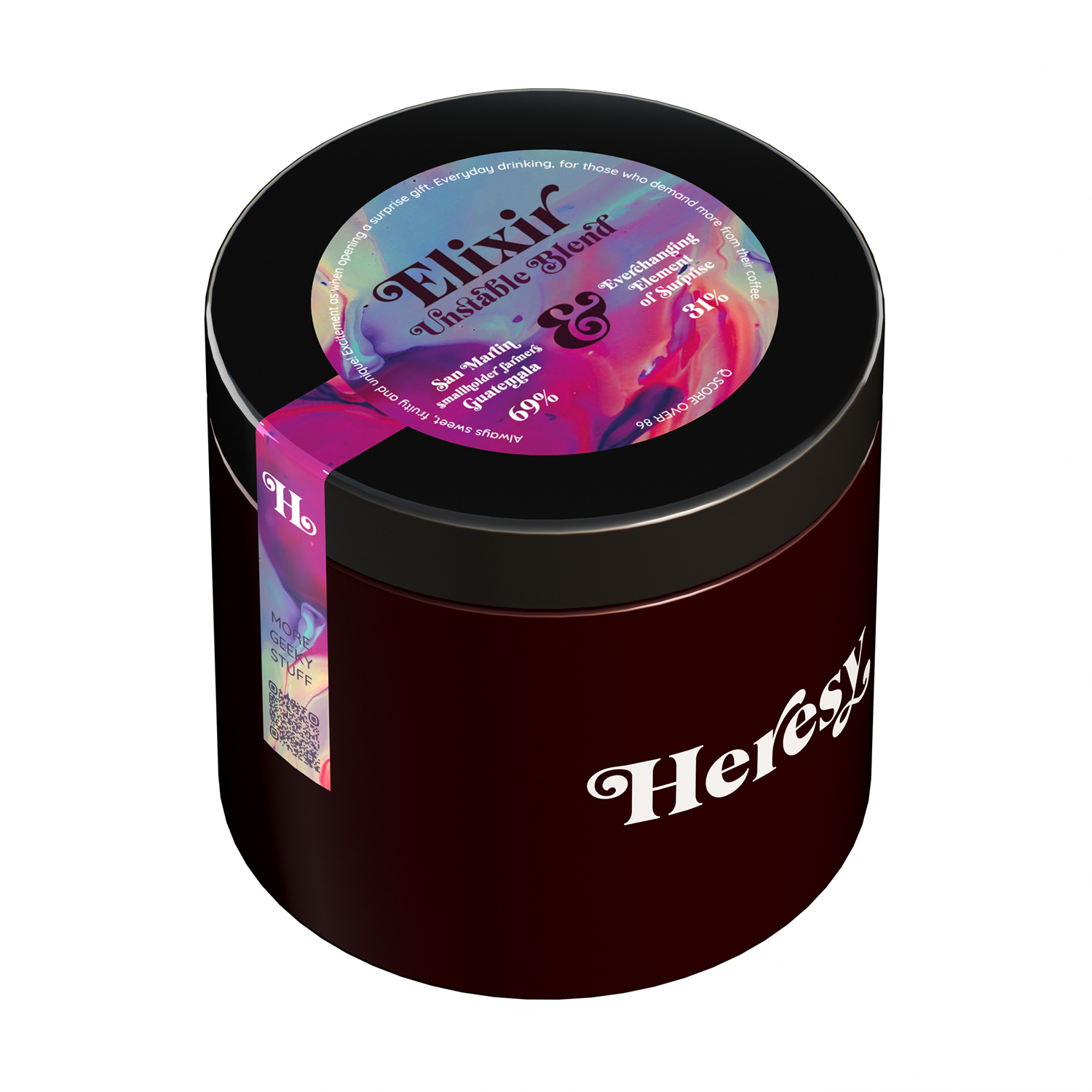 Heresy - kawa ziarnista Elixir Unstable Filter Blend 252 g Heresy - kawa ziarnista Elixir Unstable Filter Blend 252 g