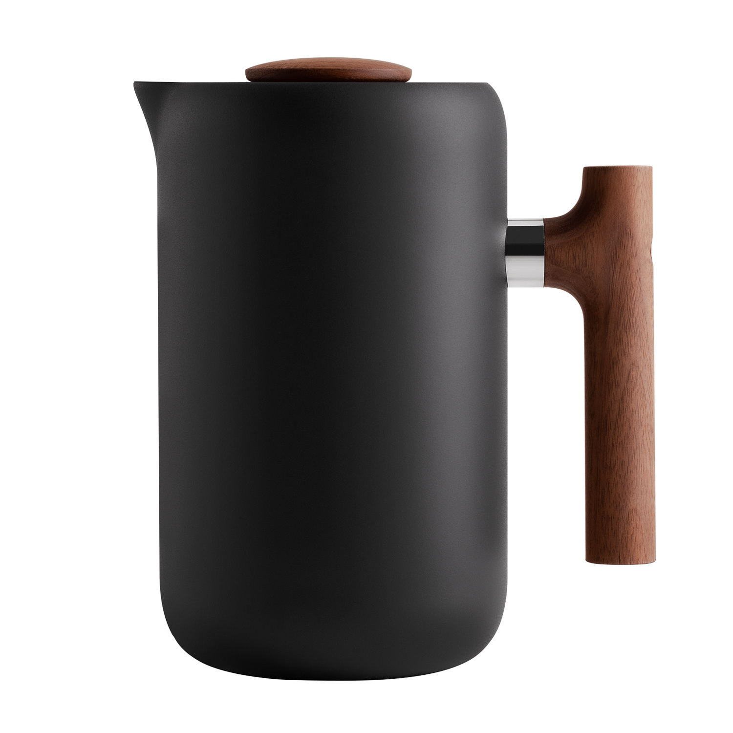 Fellow Clara - French Press - Matte Black + Walnut